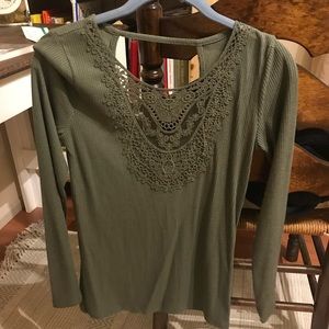 Long sleeve going out top